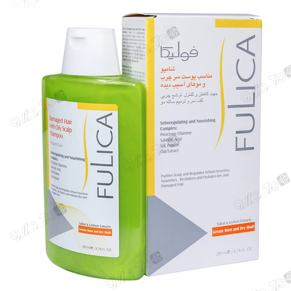 شامپو مناسب پوست چرب و موی آسیب دیده فولیکا